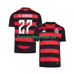 Bruno Henrique 27 Trikot CR Flamengo Herren Heimausrüstung 2025-2026 Kurzarm