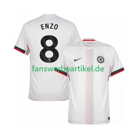 Enzo Fernandez 8 Trikot Chelsea Herren Auswärtsausrüstung 2025-2026 Kurzarm