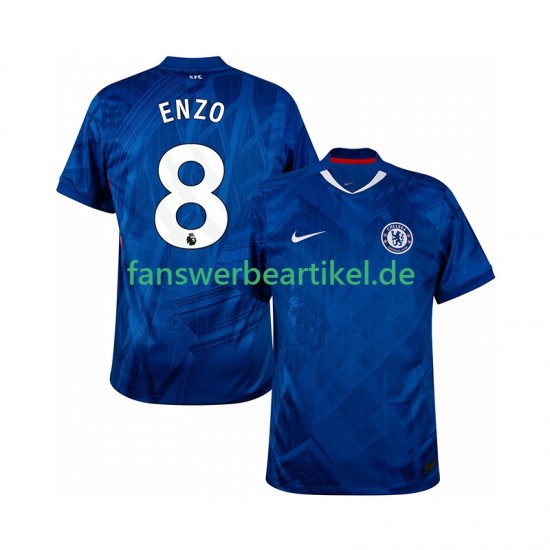 Enzo Fernandez 8 Trikot Chelsea Herren Heimausrüstung 2025-2026 Kurzarm