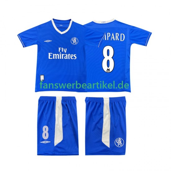 LAMPARD 8 Retro 2003 2005 Trikot Chelsea Kinder Heimausrüstung Kurzarm