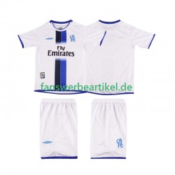 Retro 2003 Trikot Chelsea Kinder Auswärtsausrüstung 2004 Kurzarm