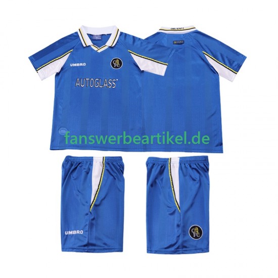 Retro 1997 Trikot Chelsea Kinder Heimausrüstung 1999 Kurzarm