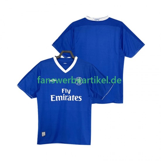 Retro 2003 2005 Trikot Chelsea Herren Heimausrüstung Kurzarm
