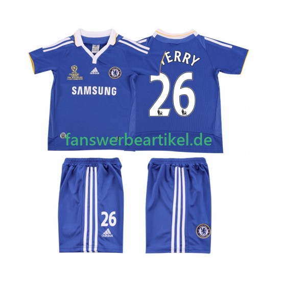 TERRY 26 Retro 2007 Trikot Chelsea Kinder Heimausrüstung 2008 Kurzarm