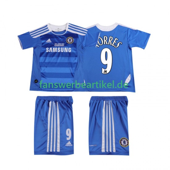Torres 9 Retro 2012 Trikot Chelsea Kinder Heimausrüstung 2011 Kurzarm