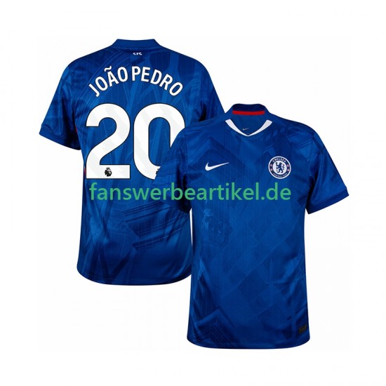 joao pedro 20 Trikot Chelsea Herren Heimausrüstung 2025-2026 Kurzarm