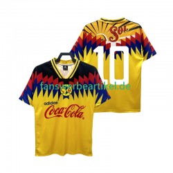 10 Retro 1995 Trikot Club América Herren Heimausrüstung Kurzarm