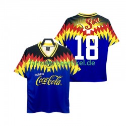 18 Retro 1995 Trikot Club América Herren Auswärtsausrüstung Kurzarm