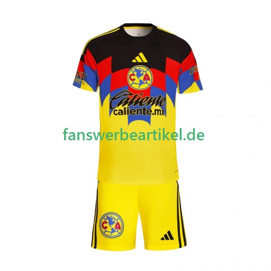 Trikot Club América Kinder Heimausrüstung 2025-2026 Kurzarm