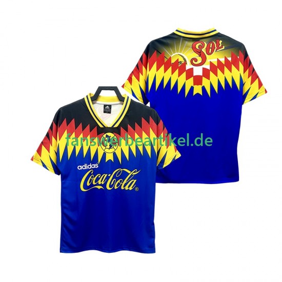 Retro 1995 Trikot Club América Herren Auswärtsausrüstung Kurzarm
