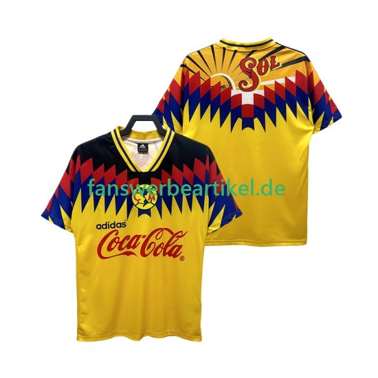 Retro 1995 Trikot Club América Herren Heimausrüstung Kurzarm