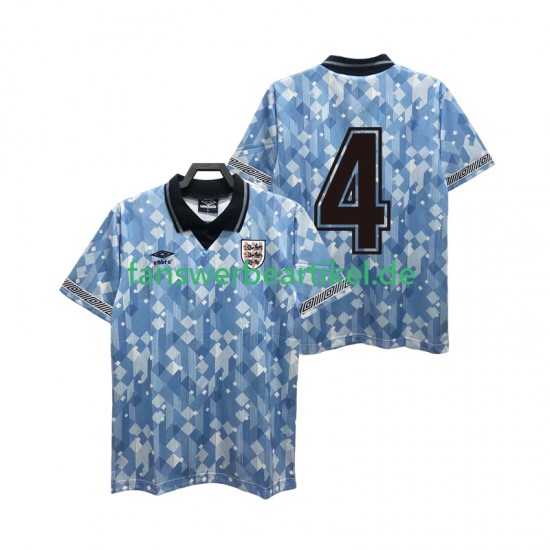 4 Retro Trikot England Herren Ausweich ausrüstung 1990 Kurzarm
