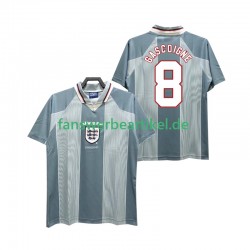 CASCOIGNE 8 Retro 1996 Trikot England Herren Auswärtsausrüstung Kurzarm