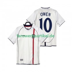 OWEN 10 Retro 2002 Trikot England Herren Heimausrüstung Kurzarm