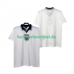 Retro 1996 Trikot England Herren Heimausrüstung Kurzarm