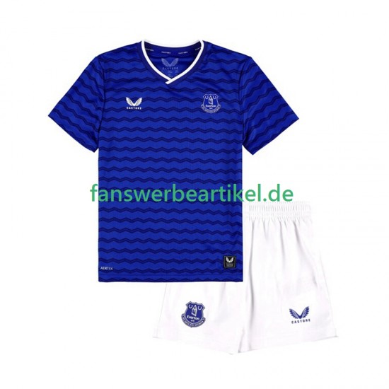 FC Trikot Everton Kinder Heimausrüstung 2025-2026 Kurzarm