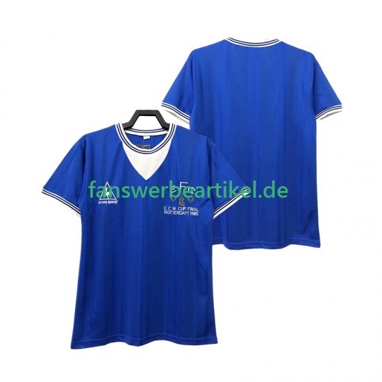 FC Retro 1985 Trikot Everton Herren Ausweich ausrüstung Kurzarm