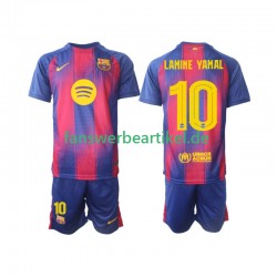 Lamine Yamal 10 Champions League Trikot FC Barcelona Kinder Heimausrüstung 2025-2026 Kurzarm