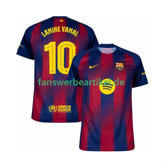 Lamine Yamal 10 Champions League Trikot FC Barcelona Herren Heimausrüstung 2025-2026 Kurzarm
