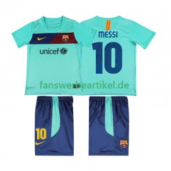 Lionel Messi 10 Retro Trikot FC Barcelona Kinder Auswärtsausrüstung 2011 2010 Kurzarm