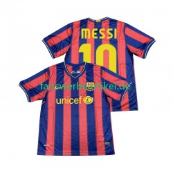 Lionel Messi 10 Retro 2009 Trikot FC Barcelona Herren Heimausrüstung 2010 Kurzarm