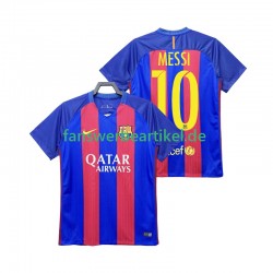 Lionel Messi 10 Retro 2016 2017 Trikot FC Barcelona Herren Heimausrüstung Kurzarm