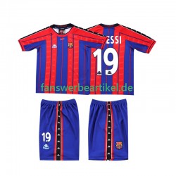 Lionel Messi 19 Retro 1997 1998 Trikot FC Barcelona Kinder Heimausrüstung Kurzarm