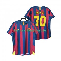 Lionel Messi 30 Retro 2005 Trikot FC Barcelona Herren Heimausrüstung 2006 Kurzarm