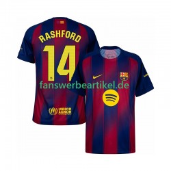 Marcus Rashford 14 Trikot FC Barcelona Herren Heimausrüstung 2025-2026 Kurzarm