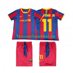 Neymar JR 11 Retro Trikot FC Barcelona Kinder Heimausrüstung 2011 2010 Kurzarm