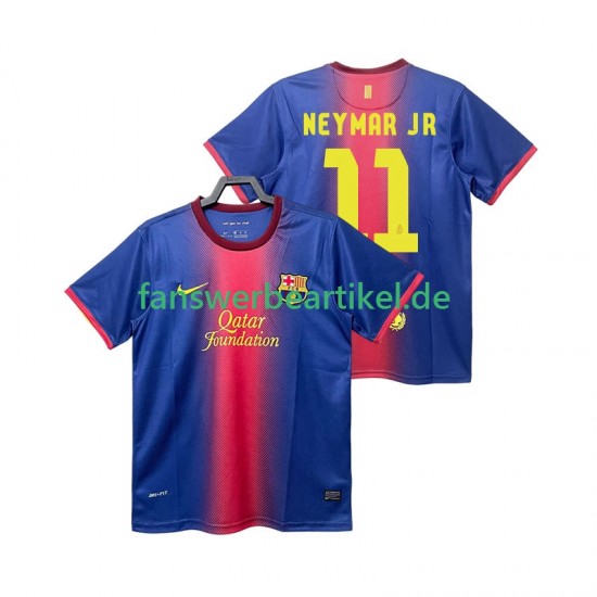 Neymar JR 11 Retro 2012 2013 Trikot FC Barcelona Herren Heimausrüstung Kurzarm