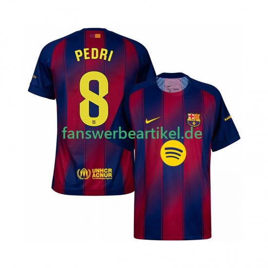 Pedri 8 Trikot FC Barcelona Herren Heimausrüstung 2025-2026 Kurzarm