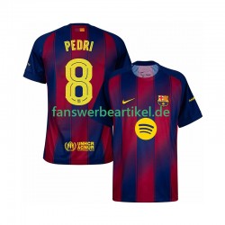 Pedri 8 Champions League Trikot FC Barcelona Herren Heimausrüstung 2025-2026 Kurzarm