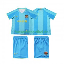 Retro 2007 Trikot FC Barcelona Kinder Auswärtsausrüstung 2008 Kurzarm