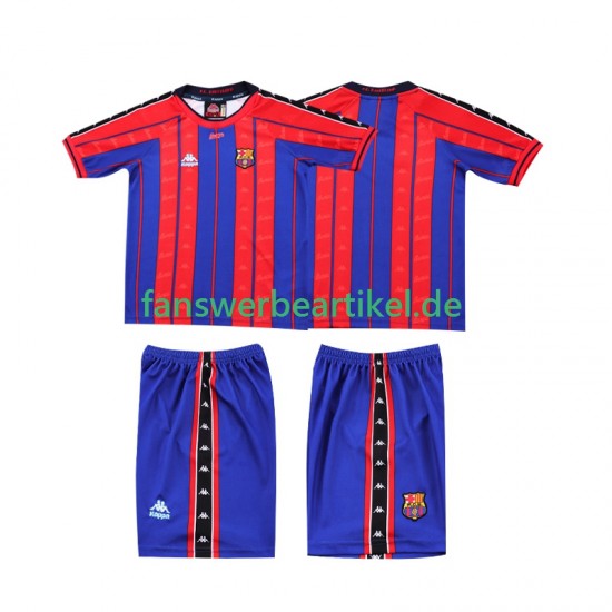 Retro 1997 1998 Trikot FC Barcelona Kinder Heimausrüstung Kurzarm