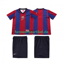 Retro 1998 Trikot FC Barcelona Kinder Heimausrüstung 1999 Kurzarm