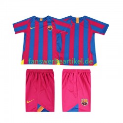 Retro 2005 Trikot FC Barcelona Kinder Heimausrüstung 2006 Kurzarm