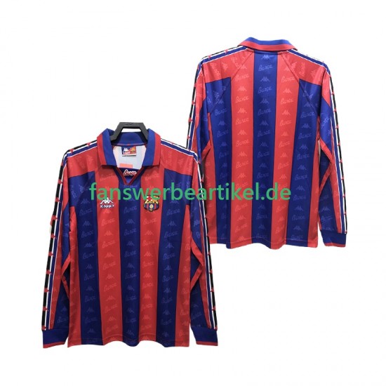 Retro 1996 1997 Trikot FC Barcelona Herren Heimausrüstung Langarm