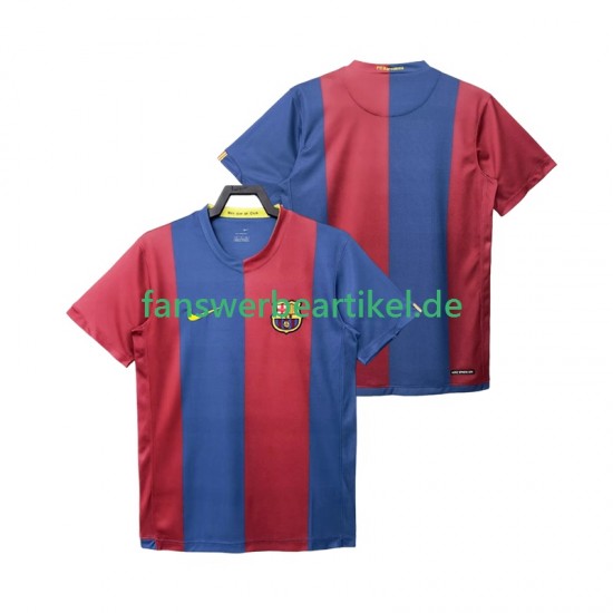 Retro 2007 Trikot FC Barcelona Herren Heimausrüstung 2006 Kurzarm