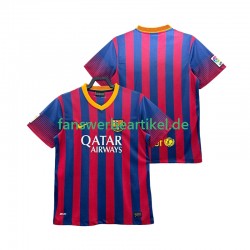Retro 2013 2014 Trikot FC Barcelona Herren Heimausrüstung Kurzarm