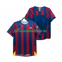Retro Champions League 2005 Trikot FC Barcelona Herren Heimausrüstung 2006 Kurzarm