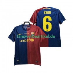 XAVI 6 Retro Champions League 2009 Trikot FC Barcelona Herren Heimausrüstung 2008 Kurzarm