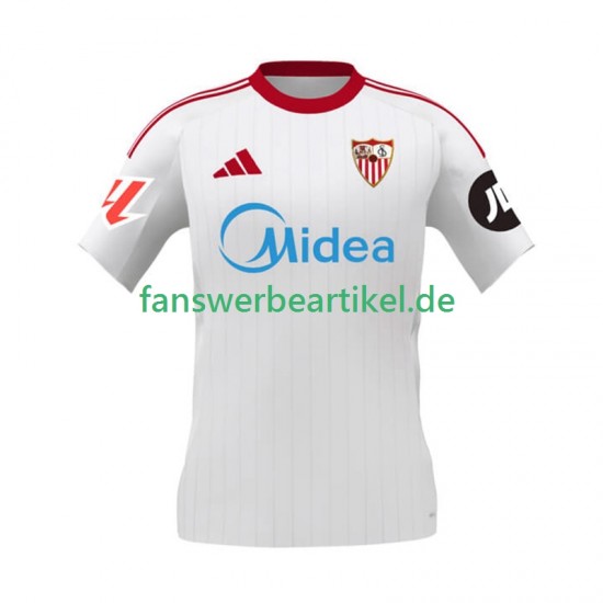 Trikot FC Sevilla Herren Heimausrüstung 2025-2026 Kurzarm