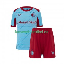 Trikot Feyenoord Rotterdam Kinder Ausweich ausrüstung 2025-2026 Kurzarm