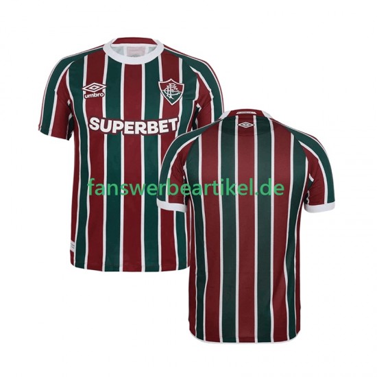Trikot Fluminense Herren Heimausrüstung 2025-2026 Kurzarm