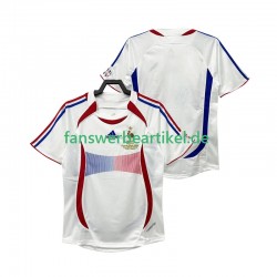 Retro Trikot Frankreich Herren Auswärtsausrüstung 2006 Kurzarm