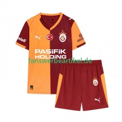 Trikot Galatasaray Kinder Heimausrüstung 2025-2026 Kurzarm