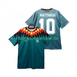 MATTHAUS 10 Retro Trikot Deutschland Herren Auswärtsausrüstung 1994 Kurzarm