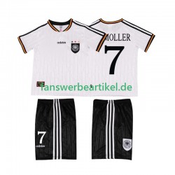 Moller 7 Retro 1996 Trikot Deutschland Kinder Heimausrüstung Kurzarm