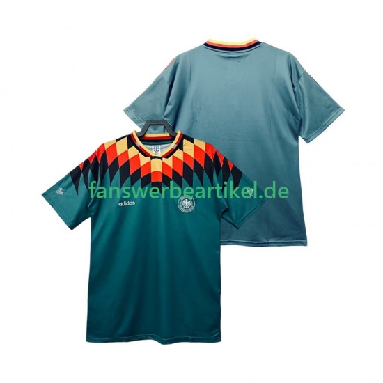 Retro Trikot Deutschland Herren Auswärtsausrüstung 1994 Kurzarm